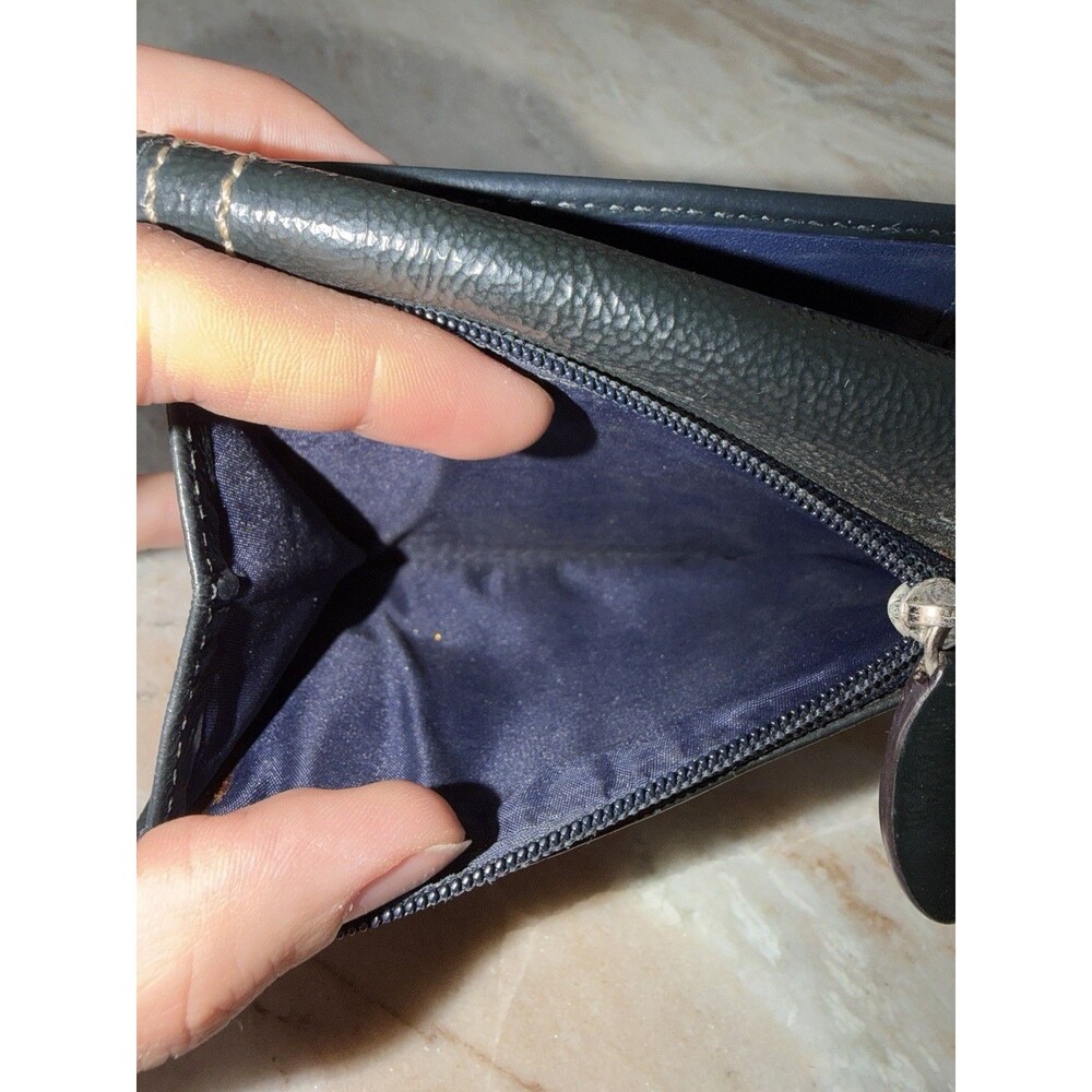 RARE Coach Legacy Black Leather Trifold Wallet Excellent Condition! - Picture 11 of 12